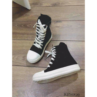 [Xả Lỗ -Sale Off] Giày Thể Thao Sneaker Cổ Thấp Thêu Hoa Cúc ROO và R1 Cao Cổ