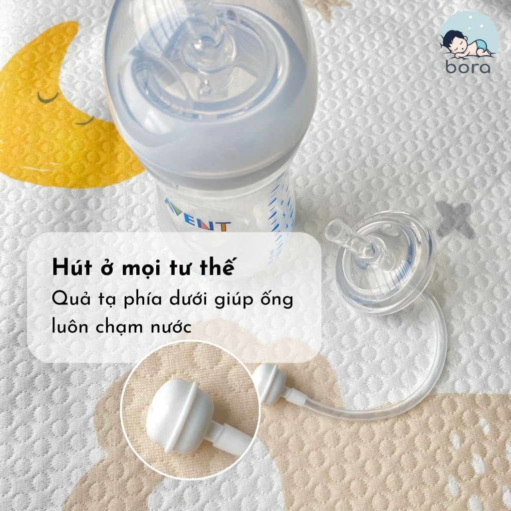 Ống tập hút bình sữa Avent cho bé chống sặc, chống đầy hơi - MyBaby