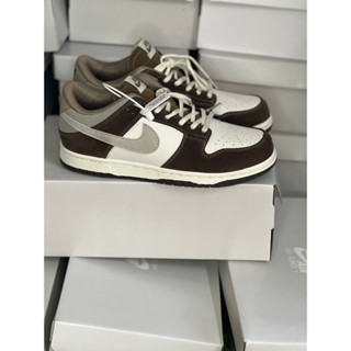 Giày Thể Thao Otomo Katsuhiro x SB Dunk Low Da lộn Màu nâu Móc Xám Steamboy OST Grey