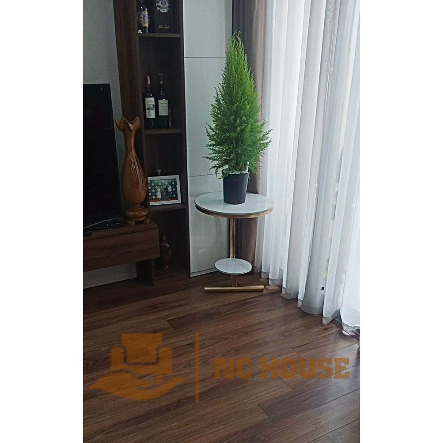 Kệ, Bàn góc, Bàn trà sofa NC HOUSE mặt đá vân mây khung sắt sơn tĩnh điện nội thất phòng khách cafe ban công NC01 | BigBuy360 - bigbuy360.vn