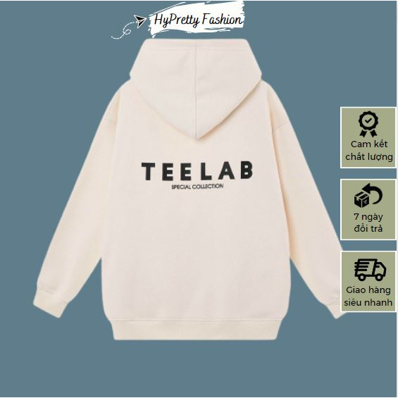 Áo hoodie nam Teelab local brand form rộng, áo khoác hoodie nữ special collection premium HYPRETTY