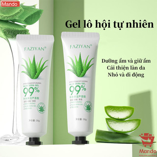 Gel Nha Đam chiết xuất lô hội Aloe Vera 99% Dưỡng Ẩm Kiềm Dầu và cấp ẩm cho da mặt
