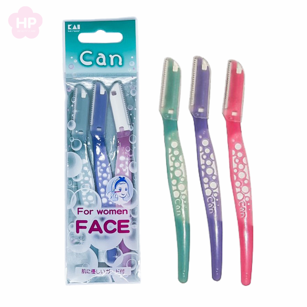 Dao Cạo Lông Mặt Lưỡi Thép Không Gỉ Kai For Women 17810