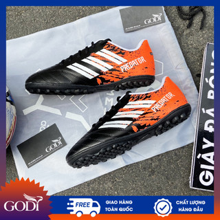 Giày đá banh size 35 đến size 44, giày đá bóng giá rẻ size 35 size 36 size 37 size 38 nam nữ trẻ em màu cam đen godi