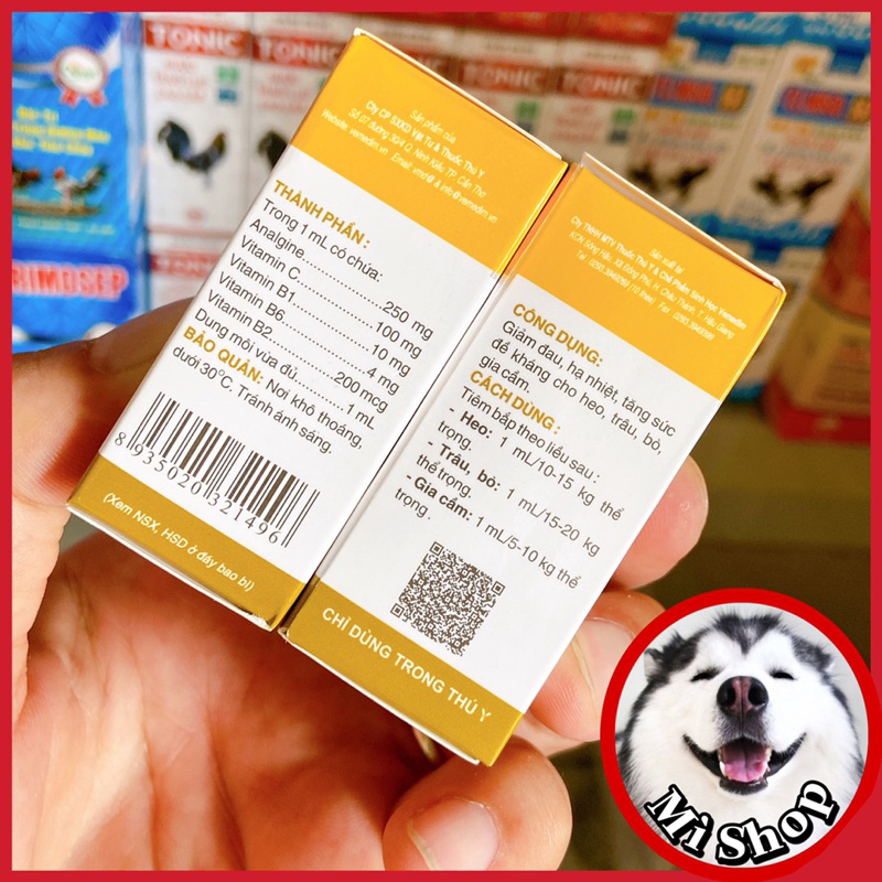 Vemedim Vime Abc 10ml dùng cho gà, heo, trâu, bò