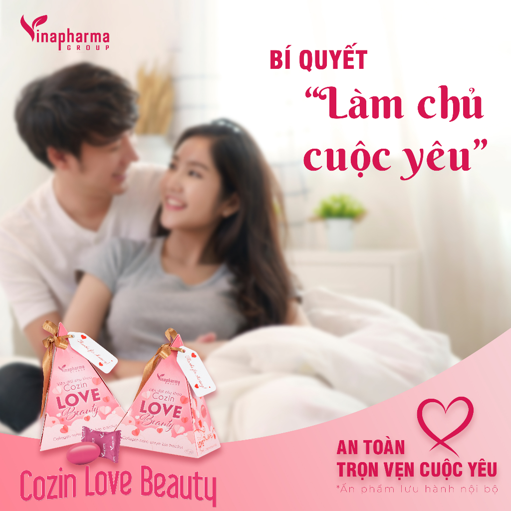Kẹo vệ sinh phụ nữ Cozin love beauty Vinapharma