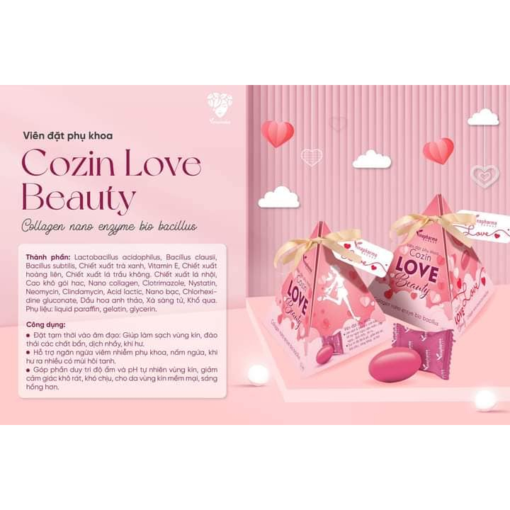 Kẹo vệ sinh phụ nữ Cozin love beauty Vinapharma