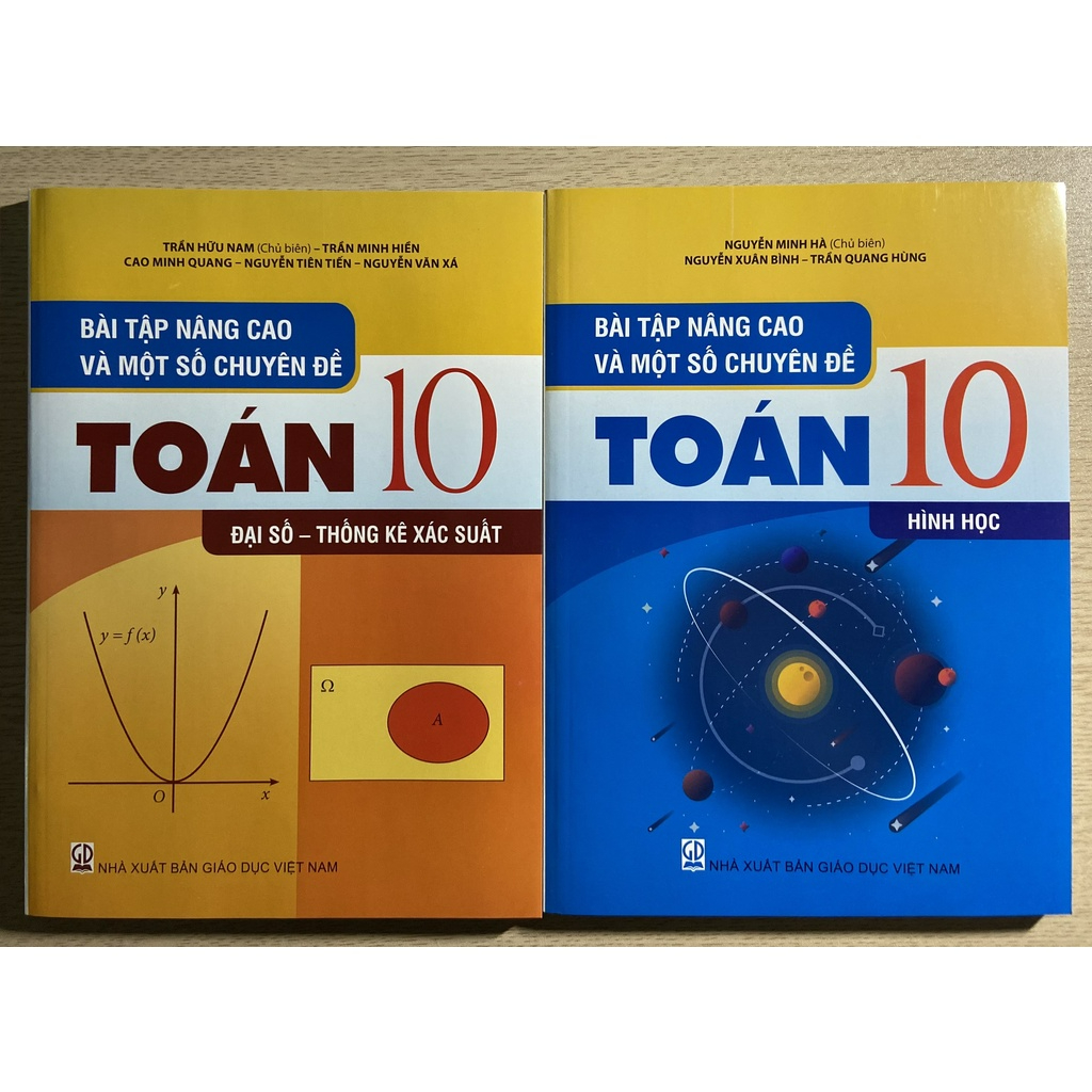 Sách - Combo Bài tập nâng cao và một số chuyên đề toán 10 ( Hình Học + Đại số - thông kê xắc suất )