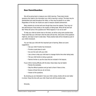 [ Thực Hành Kiểm Tra ] Spectrum - Test Practice - Grade 1,2,3,4,5,6 -  KHổ A4 - đen trắng