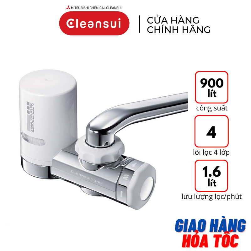 Thiết bị lọc nước gắn vòi lọc nước uống / nước máy Mitsubishi Cleansui EF201 - Hàng chính hãng