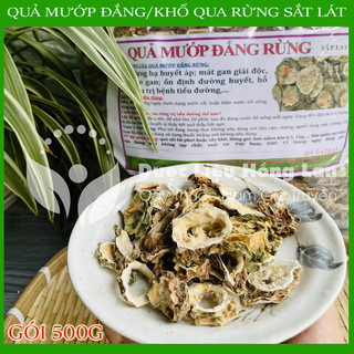 Thảo dược quả mướp đắng rừng sắt lát khô sạch đóng gói 500gram - congtyduoclieuhonglan