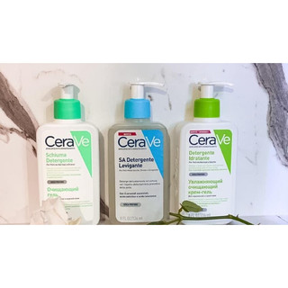 Sữa rửa mặt Cerave Foaming Facial Cleanser Pháp da dầu & Da Khô size 236ml