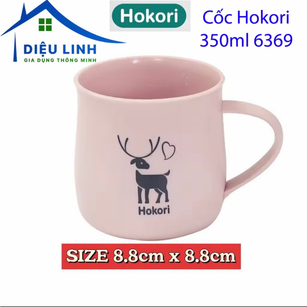Cốc Hokori 350ml 6369, cốc 2 màu 6266, ly nhựa hokori, ly nhựa, ca nhựa, ca nhựa hokori tramanhshop