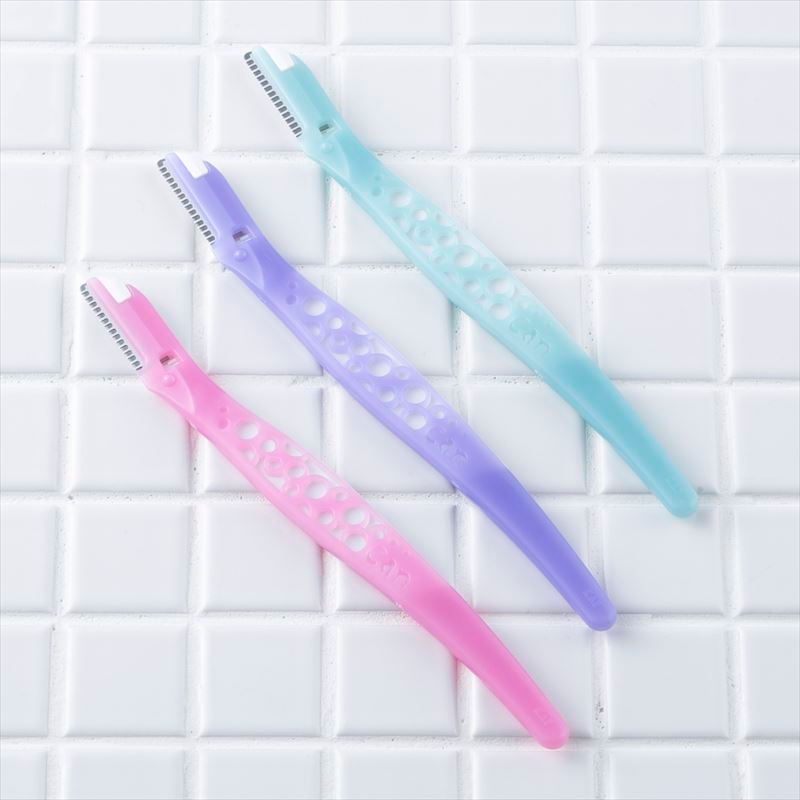 Dao Cạo Lông Mày Cán Nhựa Lưỡi Dao Thép Không Gỉ Kai For Women 17821