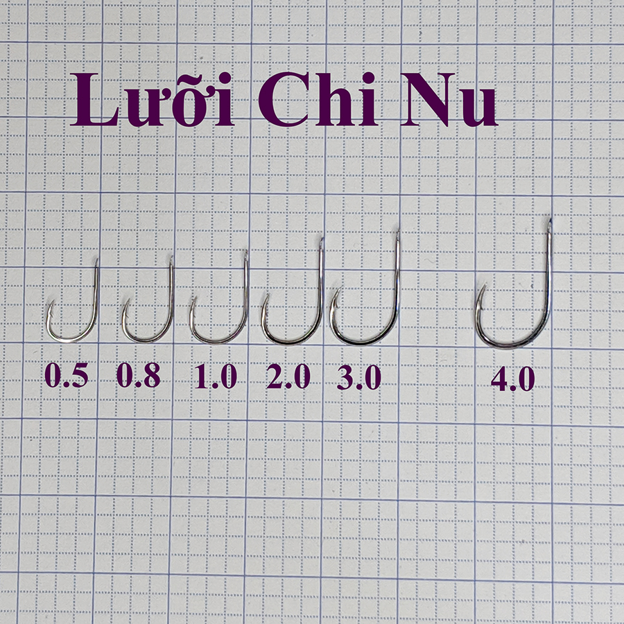 Lưỡi câu Chinu độ nhạy cực cao ( 10 chiếc/ 1 gói)