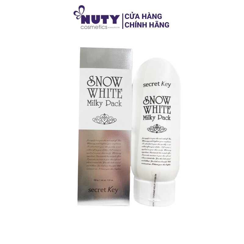 Kem Ủ Trắng Secret Key Snow White Milky Pack (200ml)