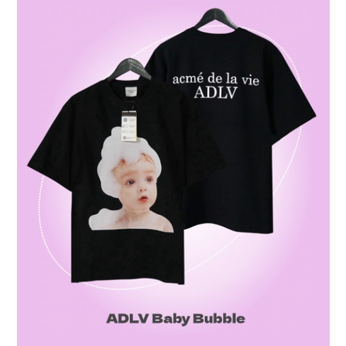Áo thun tay lỡ ADLV Bé tắm MSW Town , áo thun cotton nam nữ
