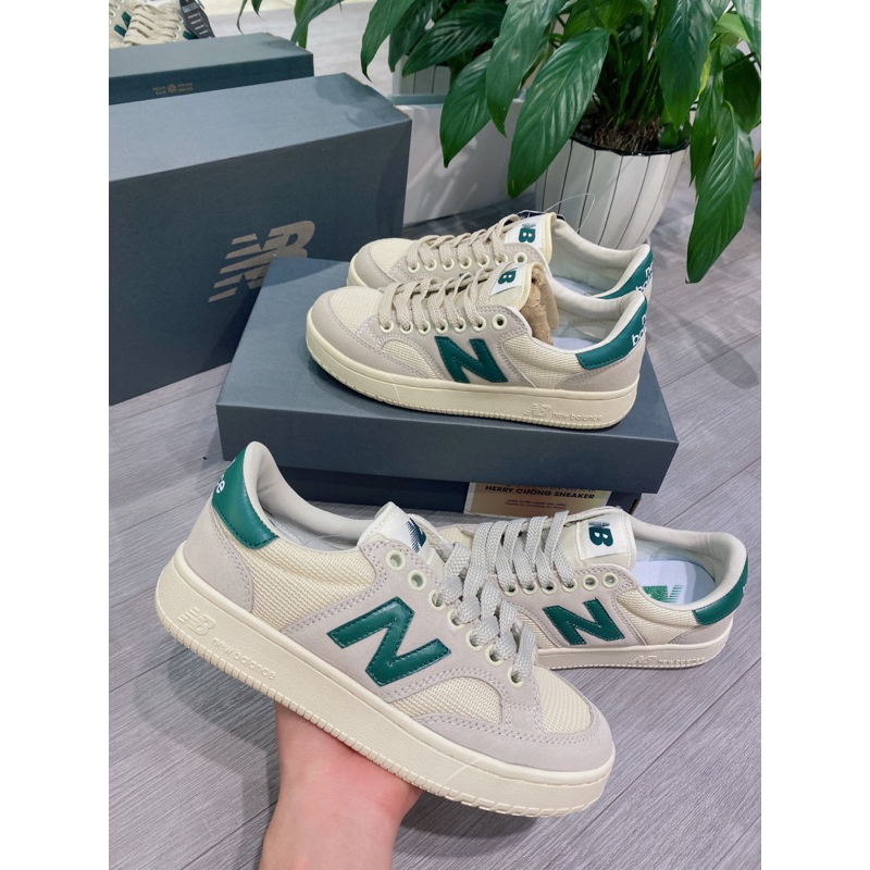 Giày New Balance 300 crt, NB 300 đủ 3 phối màu, giày thể thao nam nữ cổ thấp, đế bệt, da lộn, bản Best full Box