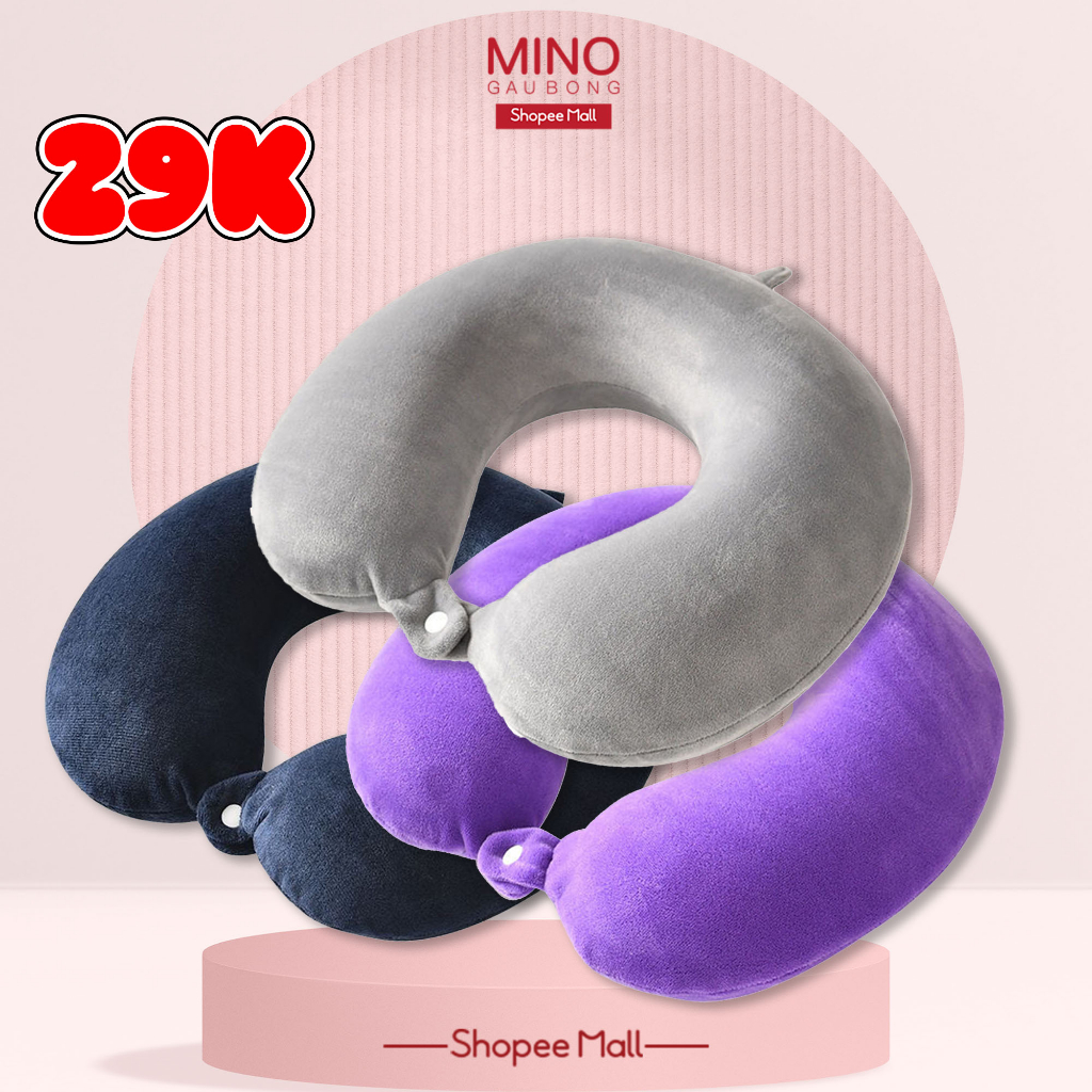 Gối Chữ U Trơn Đủ Màu Cao Cấp Giá Rẻ MINO STORE TH118