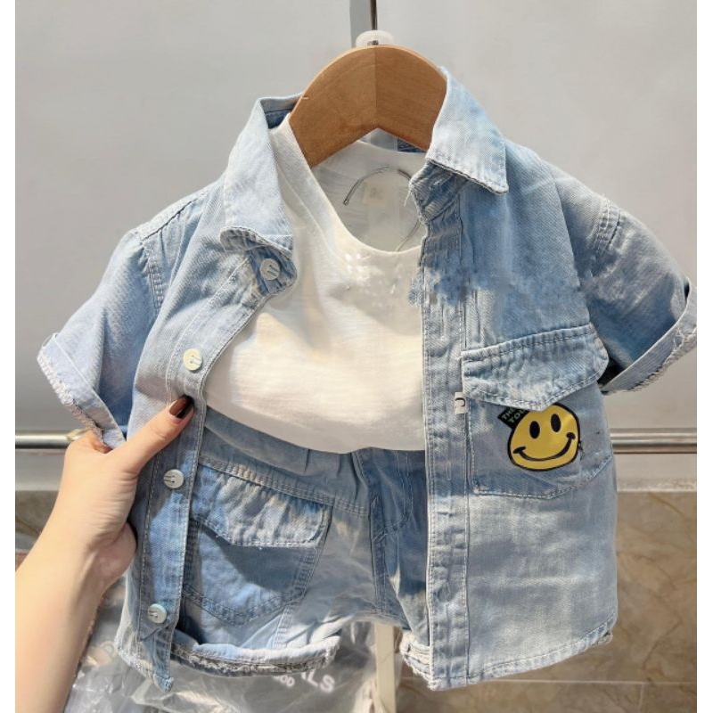 Bộ bò micky kèm túi đeo sành điệu cho bé trai