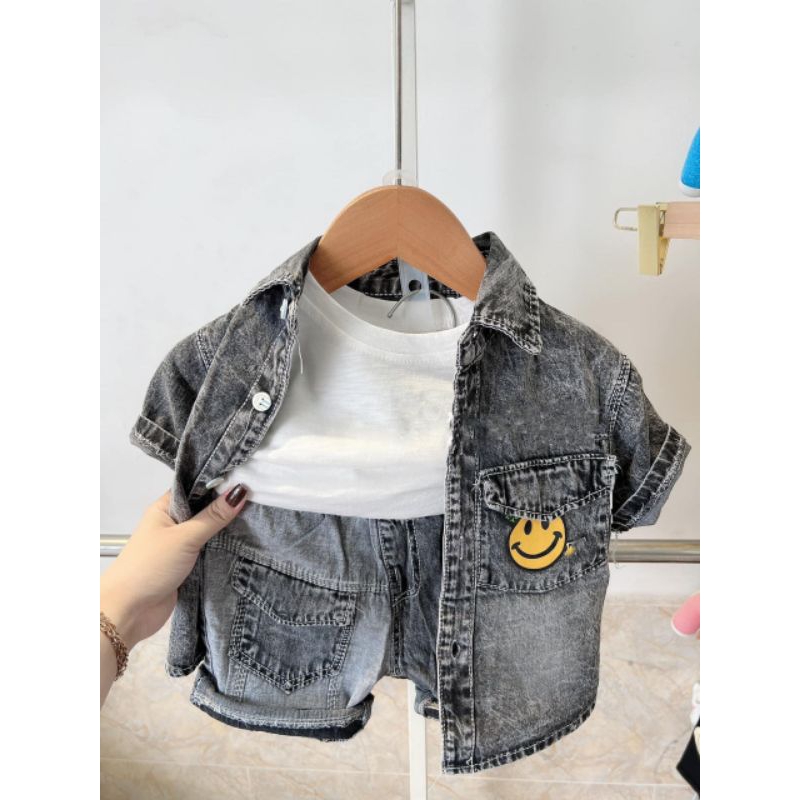 Bộ bò micky kèm túi đeo sành điệu cho bé trai