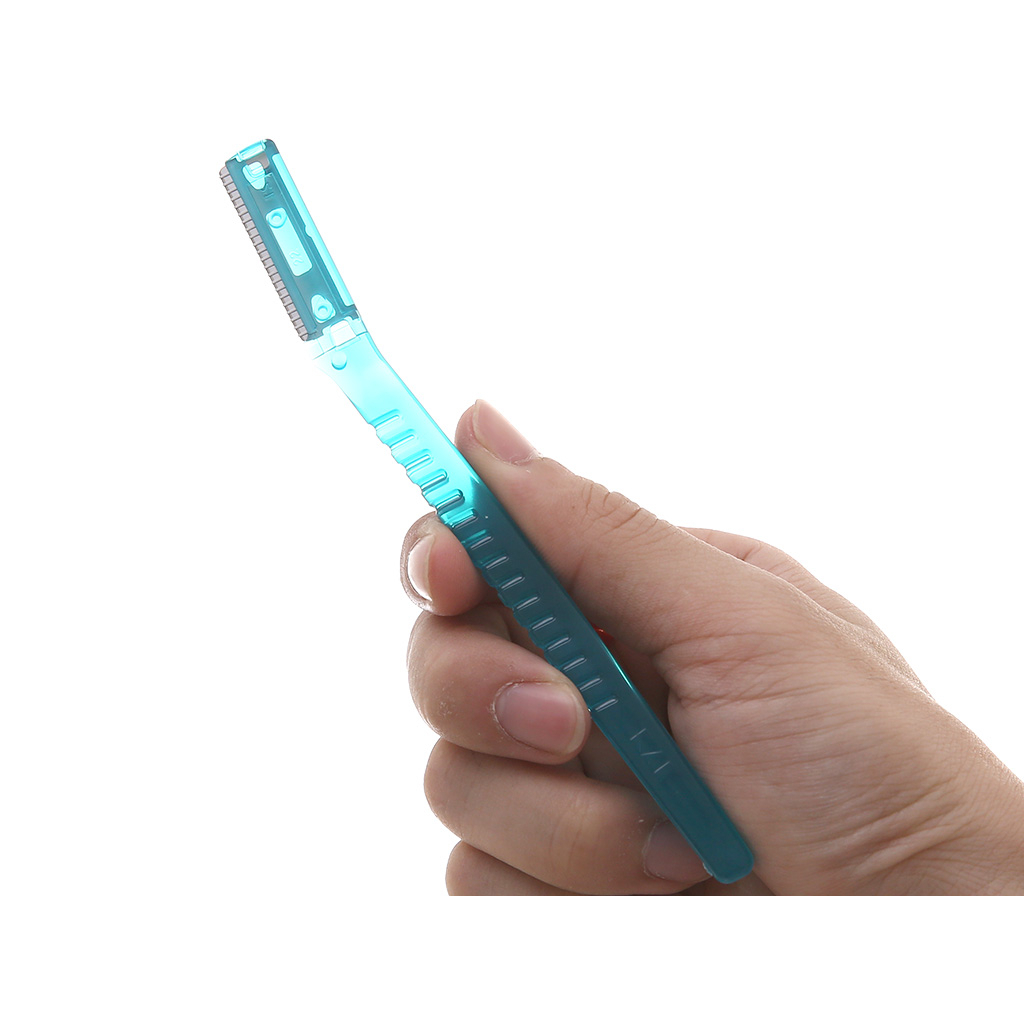 Dao Cạo Lông Mặt Nữ Lưỡi Đơn Cán Nhựa Kai 6685 Can For Women