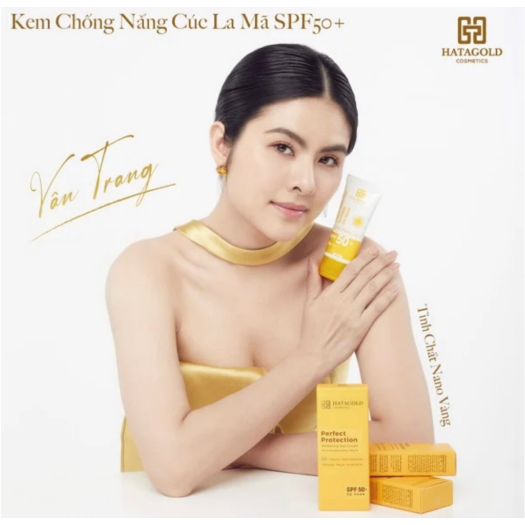 HATAGOLD | Kem Chống Nắng Cúc La Mã SPF50+ - Perfect Protection Whitening Sun Cream SPF 50+ PA++++ - KL:60g