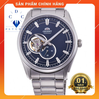 Đồng hồ nam orient small seconds open heart blue dây kim loại ra-ar0003l10b
