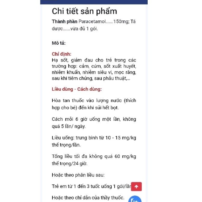 Hapacol 150mg dhg 1hộp