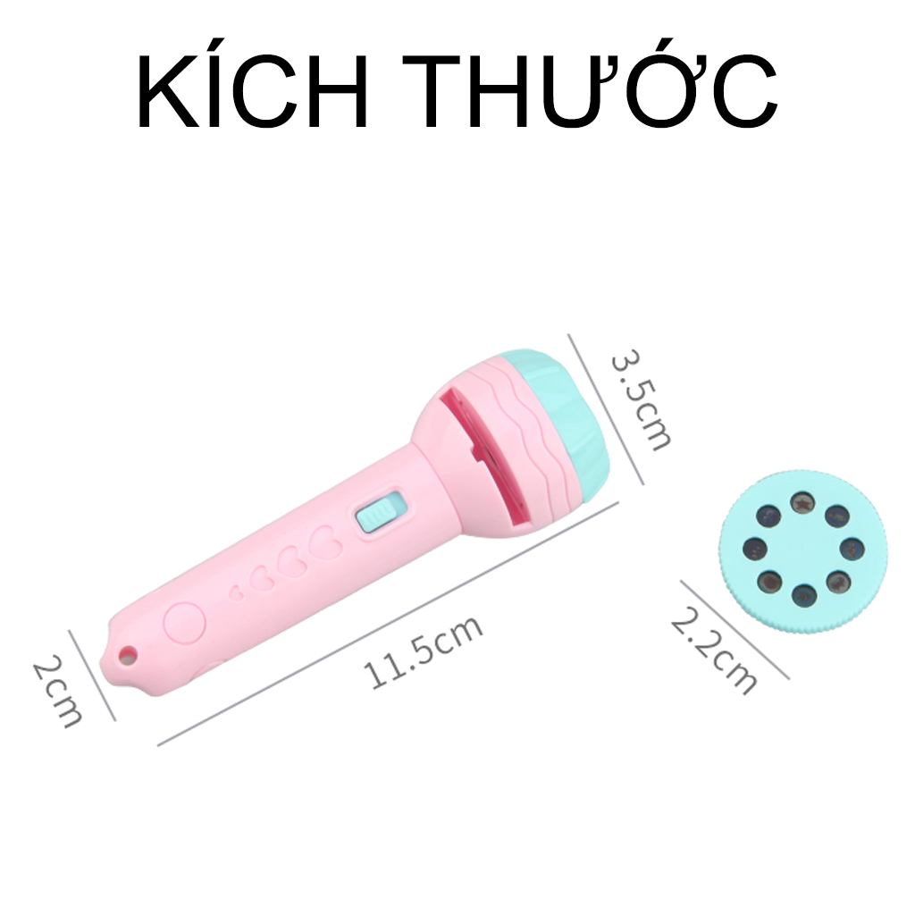 Đèn pin chiếu hình cho bé 80 hình ảnh sắc nét rõ ràng