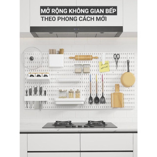  Kệ giá treo tường trang trí pegboard decor bàn học trang trí góc làm việc 