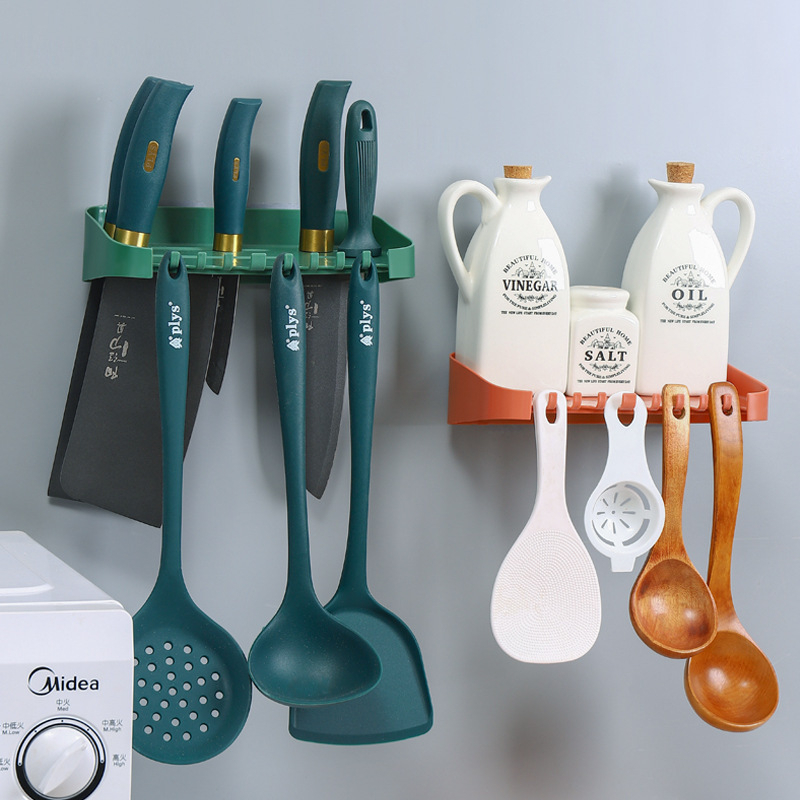 Khay Kệ Treo Dán Tường Treo Dao Kéo Đựng Vật Dụng Đa Năng Dùng Trong Nhà Bếp Nhà Vệ Sinh