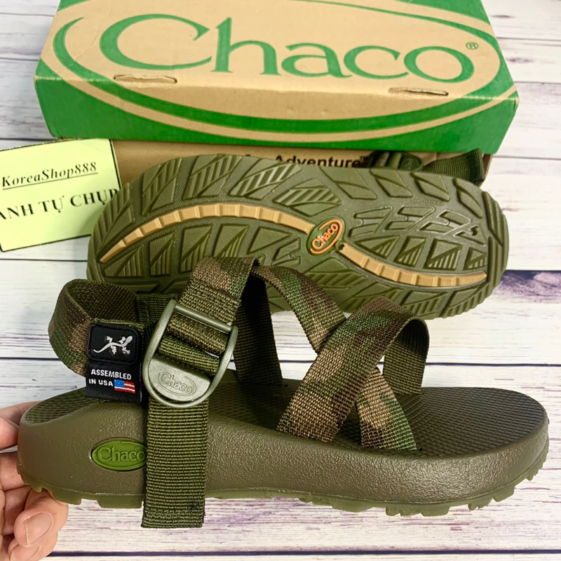Dép Xăng Đan Nam Chaco Đế Thơm Quai Rằn Ri Mã D101