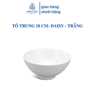 Tô Sứ Trung 18 cm - Daisy - Trắng