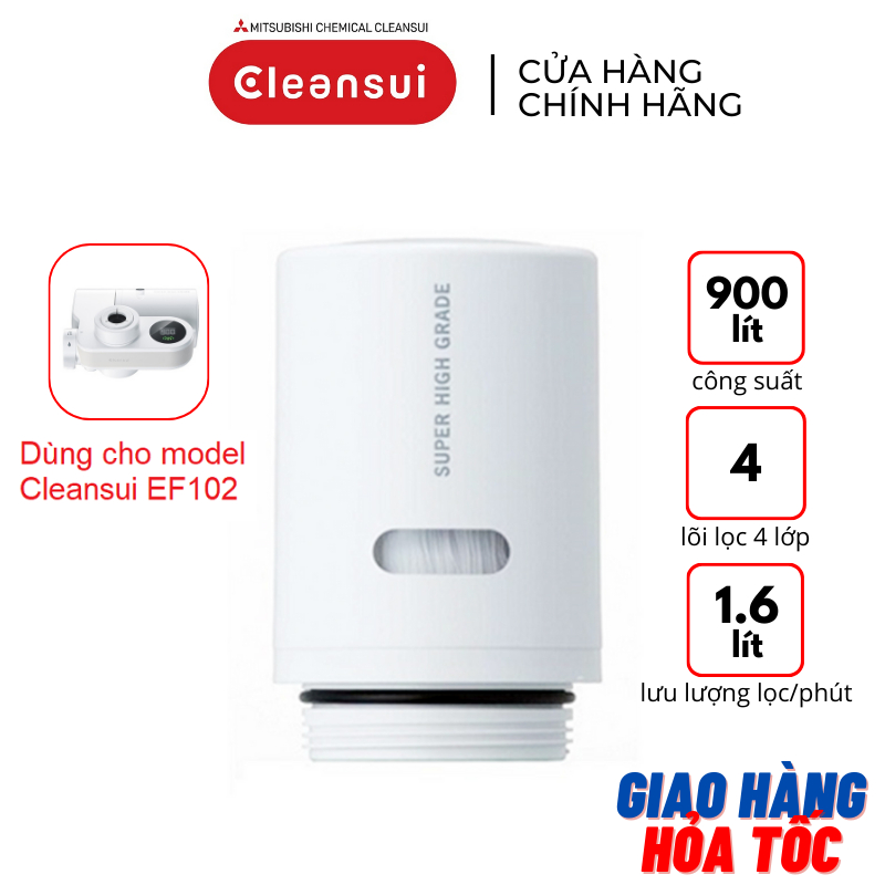 Lõi lọc nước thay thế Mitsubishi Cleansui EFC11 (dùng cho model Cleansui EF102) - Hàng chính hãng