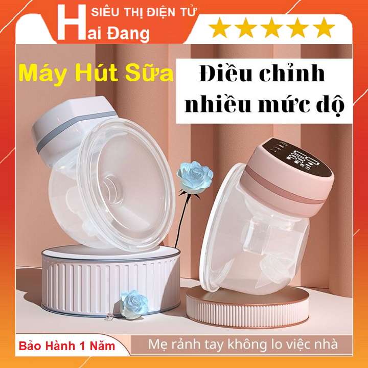 Máy Hút Sữa Sạc Pin, Cao Cấp Không Dây, Màn Hình Led, 3 Chế Độ 9 Lực Hút, Có Chế Độ Massage - Chất Liệu Tốt Cho Sức Khỏe
