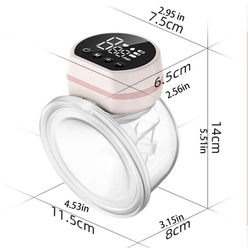 Máy Hút Sữa Sạc Pin, Cao Cấp Không Dây, Màn Hình Led, 3 Chế Độ 9 Lực Hút, Có Chế Độ Massage - Chất Liệu Tốt Cho Sức Khỏe