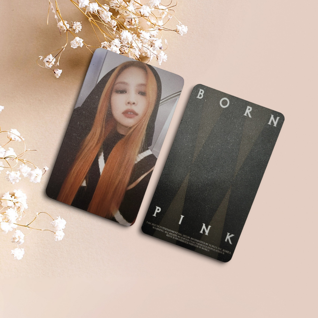 BLACKPINK "BORNPINK LOMO CARD" - Giấy Cứng C300 - Cán Màng Bảo Vệ