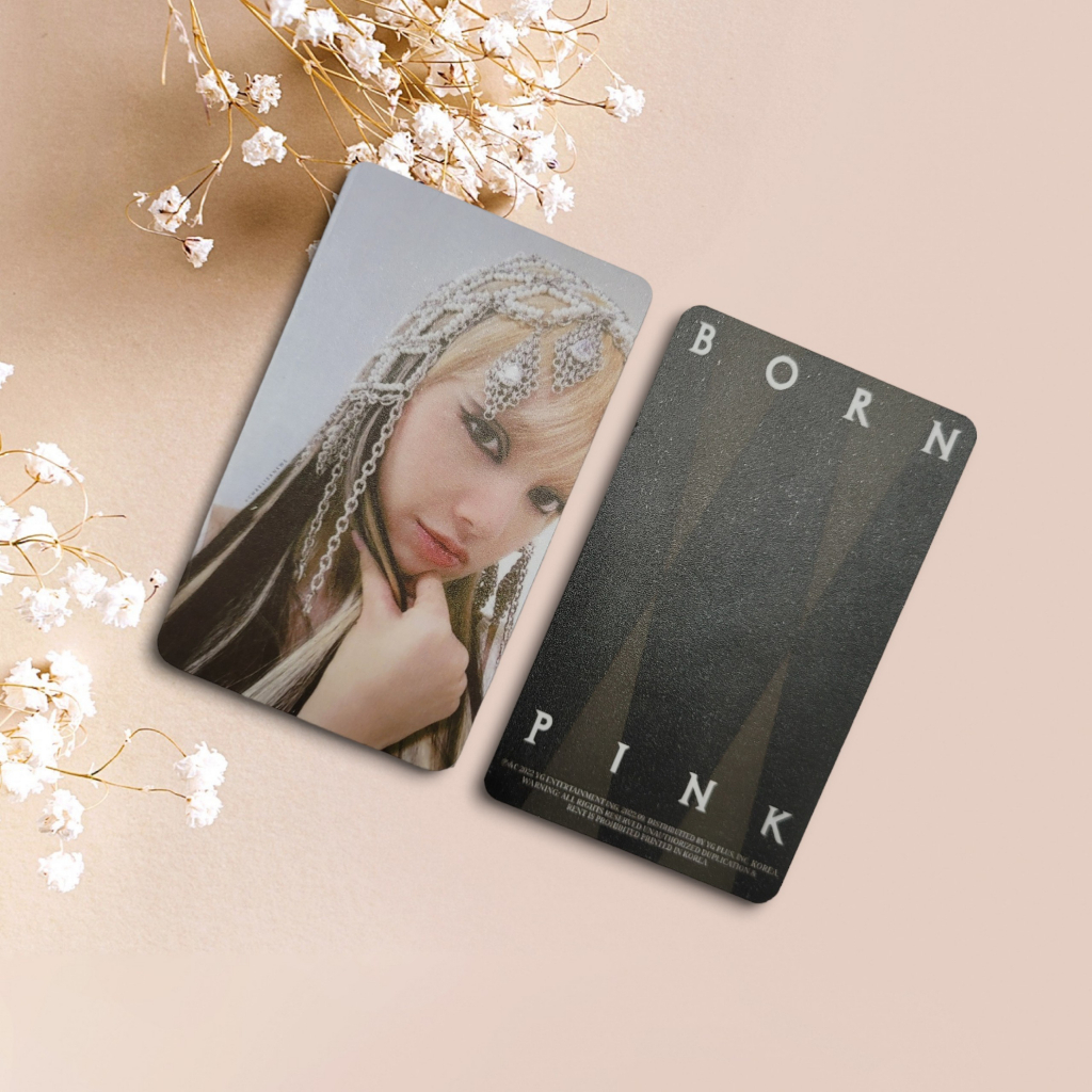BLACKPINK "BORNPINK LOMO CARD" - Giấy Cứng C300 - Cán Màng Bảo Vệ