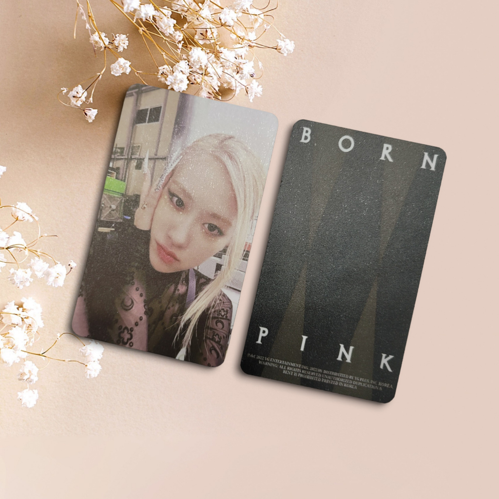 BLACKPINK "BORNPINK LOMO CARD" - Giấy Cứng C300 - Cán Màng Bảo Vệ