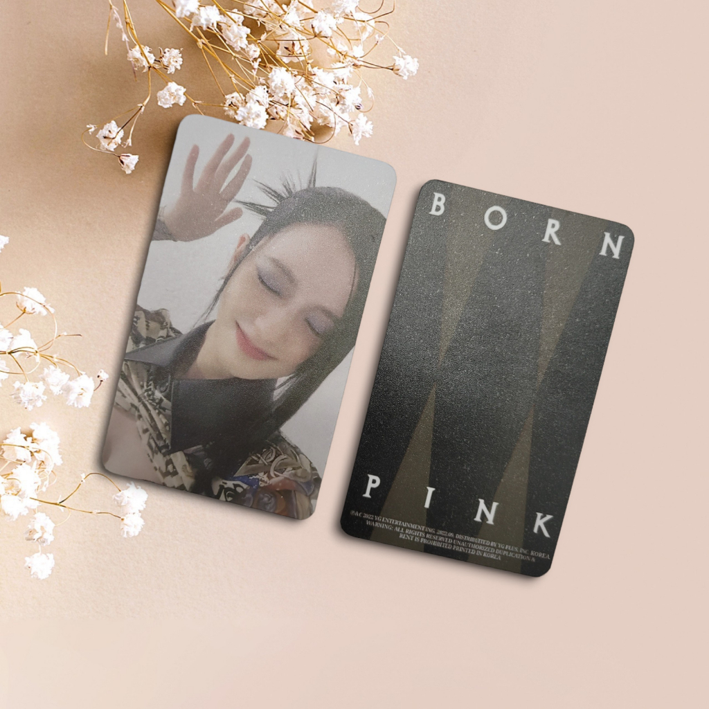 BLACKPINK "BORNPINK LOMO CARD" - Giấy Cứng C300 - Cán Màng Bảo Vệ