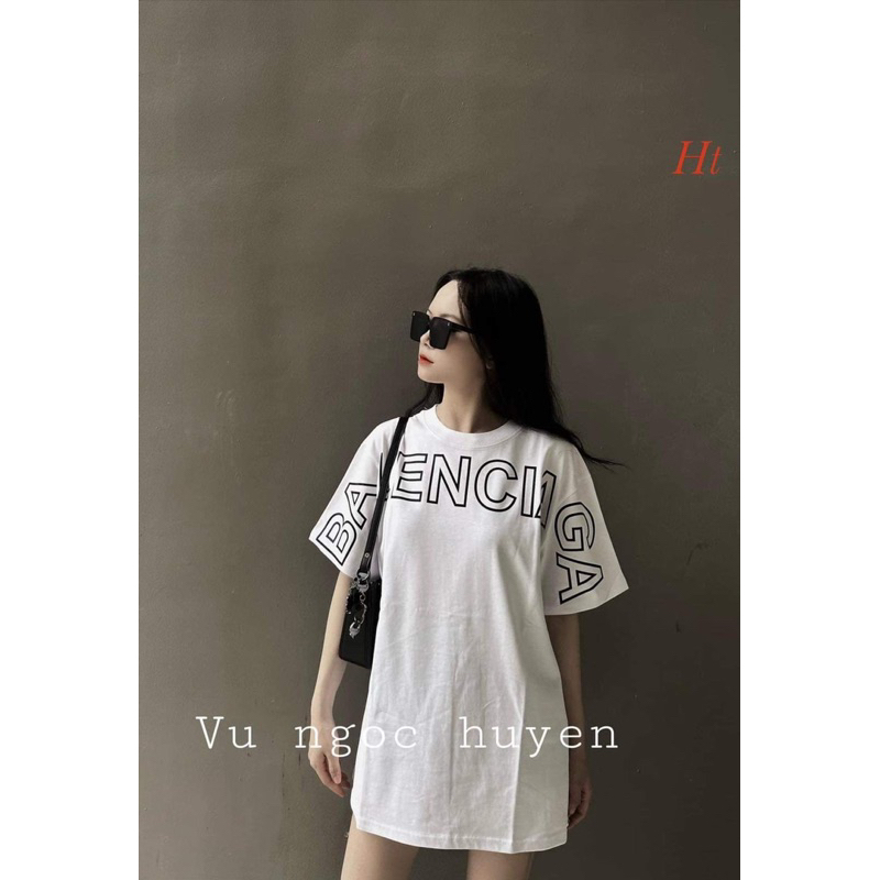 Áo phông chữ BA LIN chạy ngang ngực HT12