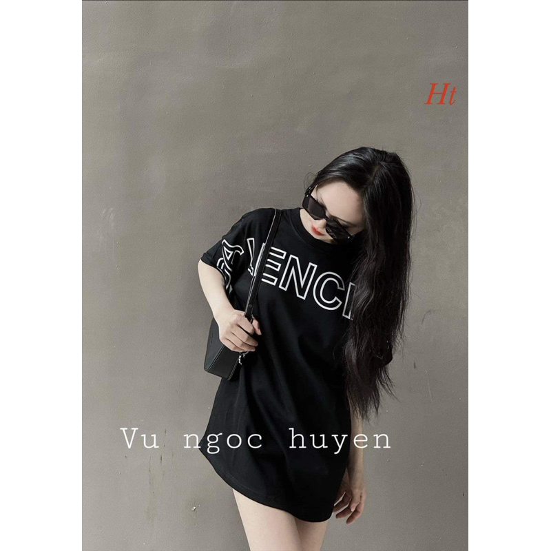 Áo phông chữ BA LIN chạy ngang ngực HT12