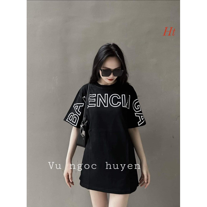 Áo phông chữ BA LIN chạy ngang ngực HT12