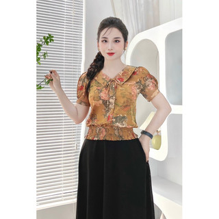 🔥🔥FREESHIP🔥 ÁO SƠ MI LỤA CỔ NƠ SIÊU ĐẸP CHUẨN ẢNH