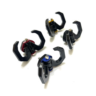 Móc treo đồ gắn xe máy, móc treo đôi 2 trong 1, móc xoay 180