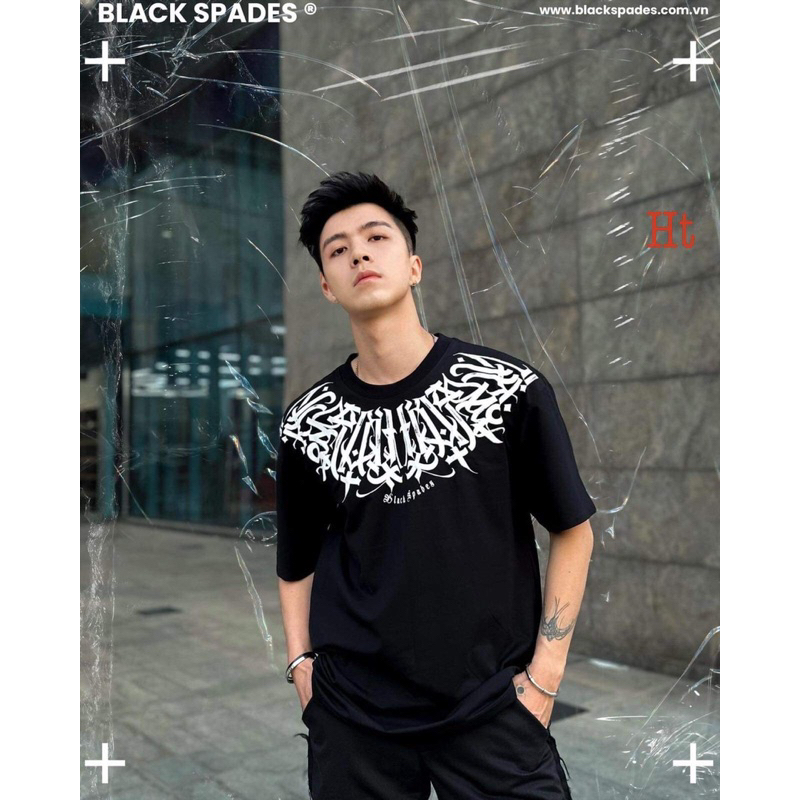 Áo phông hoa văn vòng cổ HT12