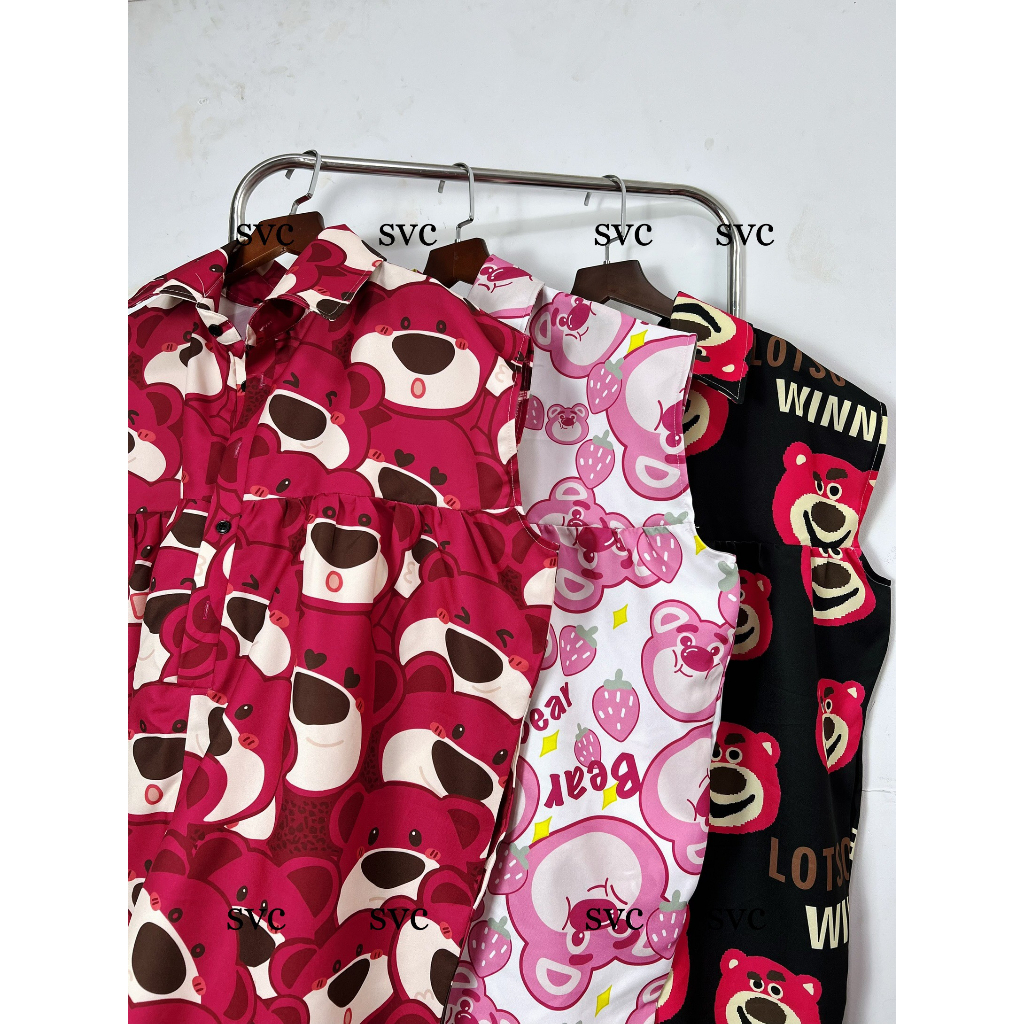 JUM GẤU DÂU LOTSO FOM THÁI XINH XẮN