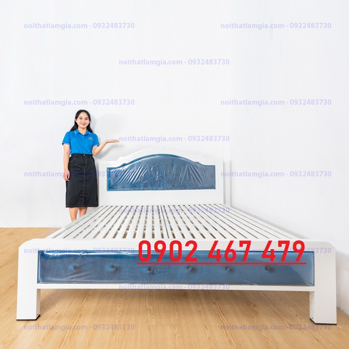 GIƯỜNG SẮT 555 SẮT HỘP 5X10 ĐỦ MÀU- CHỊU LỰC TỐT KHÔNG KÊU