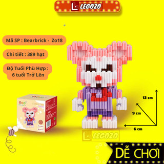 Lego bearbrick mô hình lắp ráp lego mini là những bộ đồ chơi lắp ghép cho bé - lego giá rẻ nhưng chất lượng
